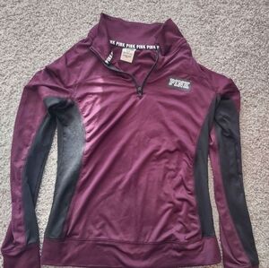 PINK quarter zip pullover